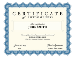 Participation Prize